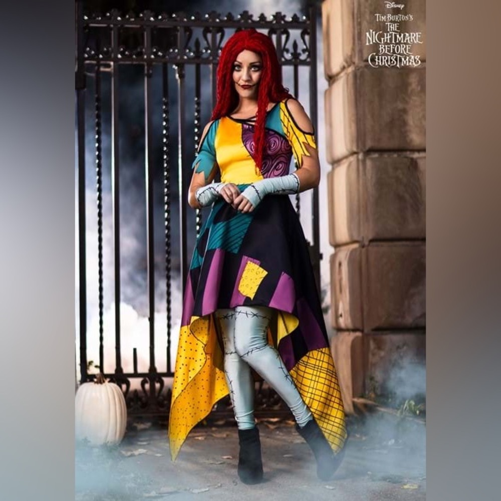Disney The Nightmare Before Christmas Sally Pretsige costume with wig XL